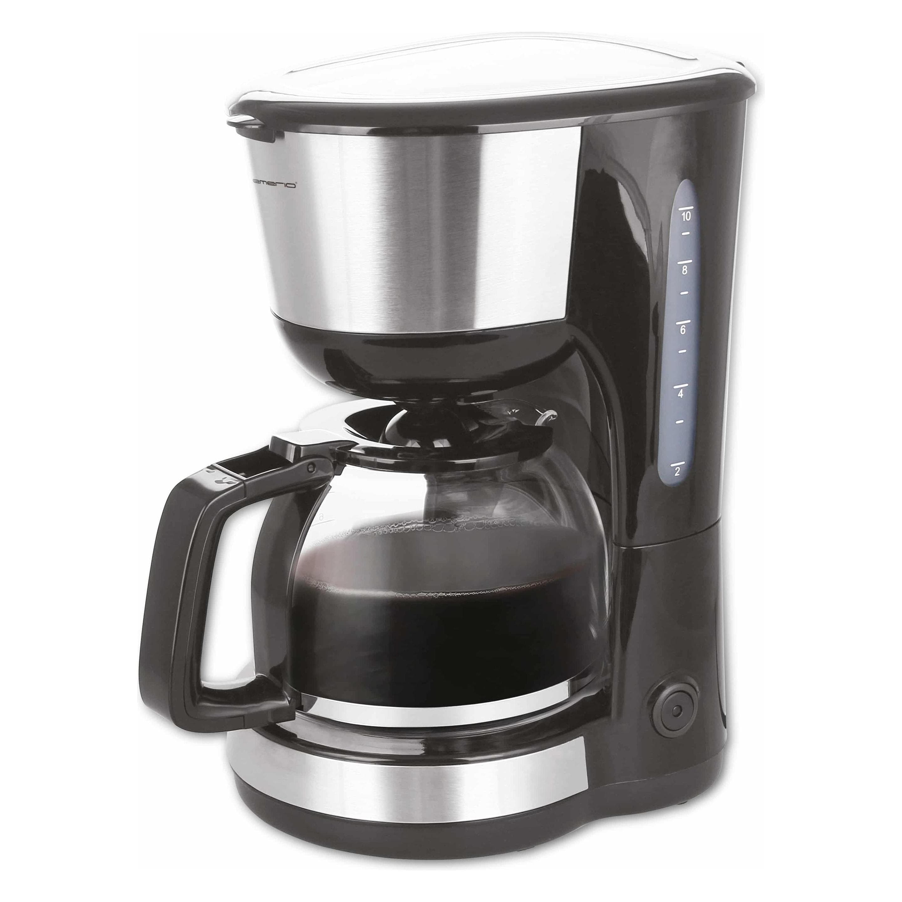 Emerio Kaffeemaschine, 1,25L, auto. Abschaltung, Filterkaffeemaschine, Schwarz