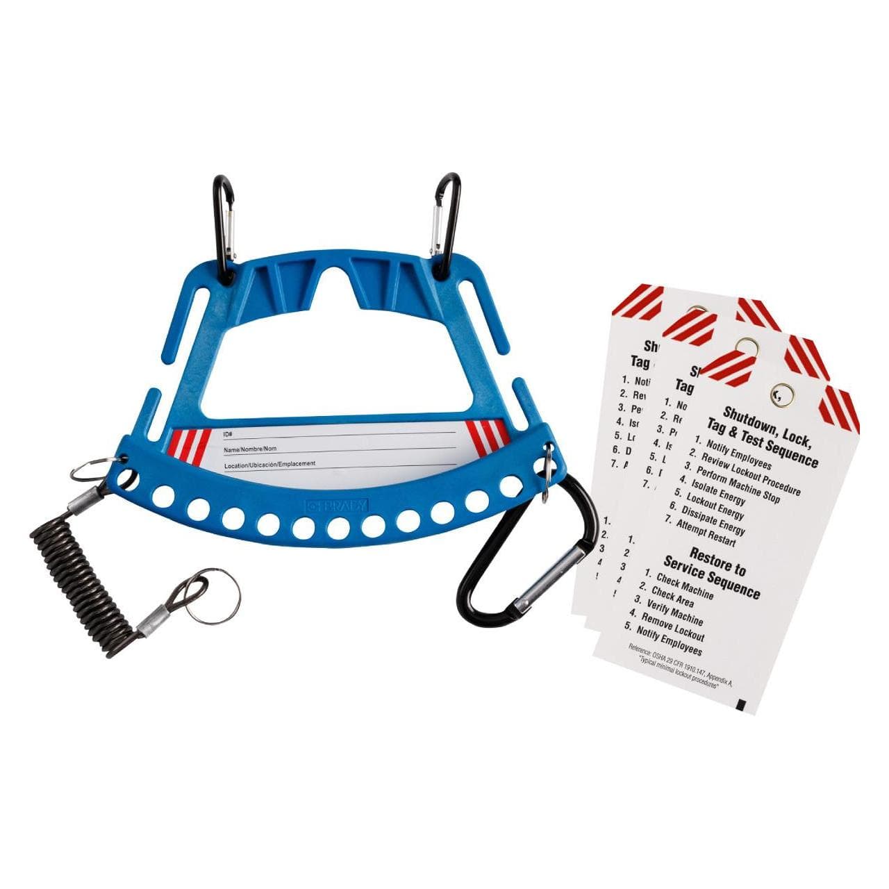 Brady, Zubehör Arbeitsschutz, Safety Lock & Tag Carrier System - BL