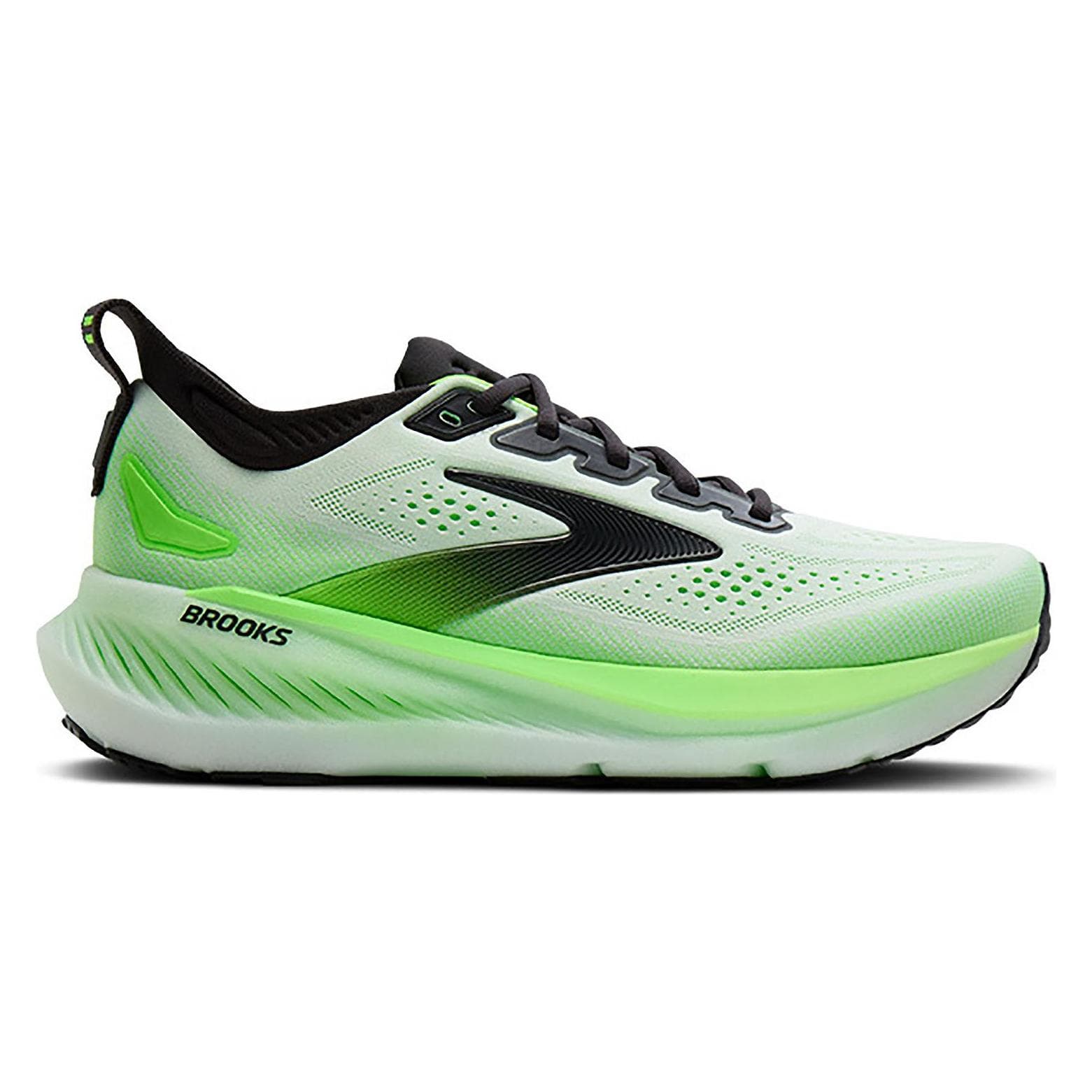 Brooks Running, Herren, Laufschuhe, Glycerin 23 (46.5), Weiss, Grün