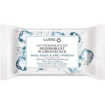 Luba, Deo, Antiperspirant wipes with cooling effect Fresh Fragrance 15pcs (Tücher)