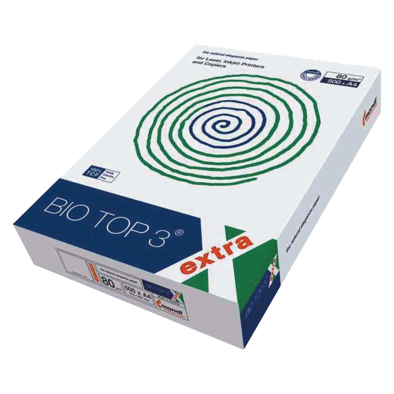 Mondi, Kopierpapier, Biotop3 extra (A4, 2500 Blätter, 80 g/m²)