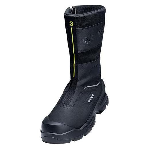 Uvex, Sicherheitsschuhe, 3 Stiefel S3L 68782 schwarz Weite 11 Grösse 38 (S3, 38)