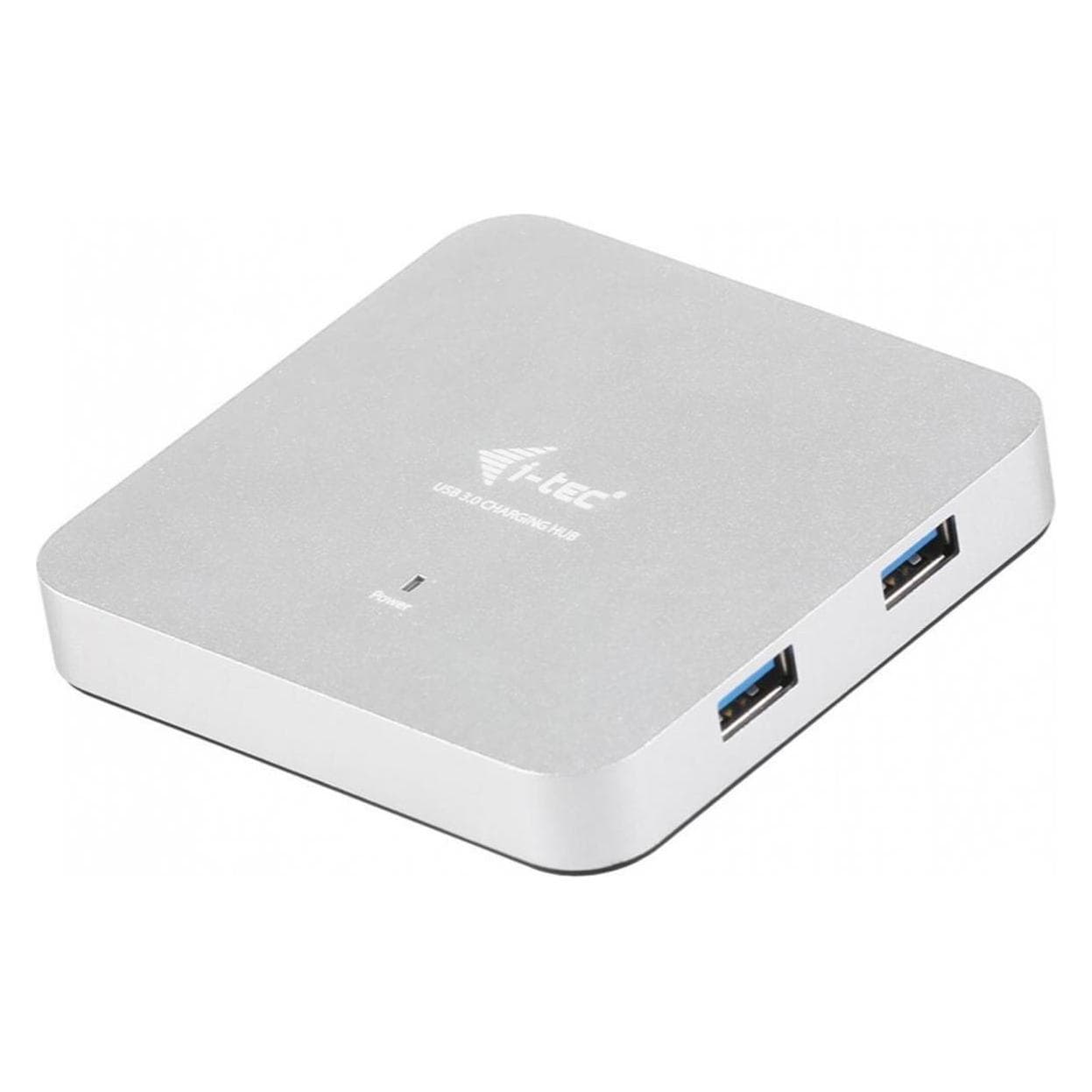i-tec U3HUBMETAL4 (USB-A, 4 Ports), Dockingstation + USB Hub, Silber