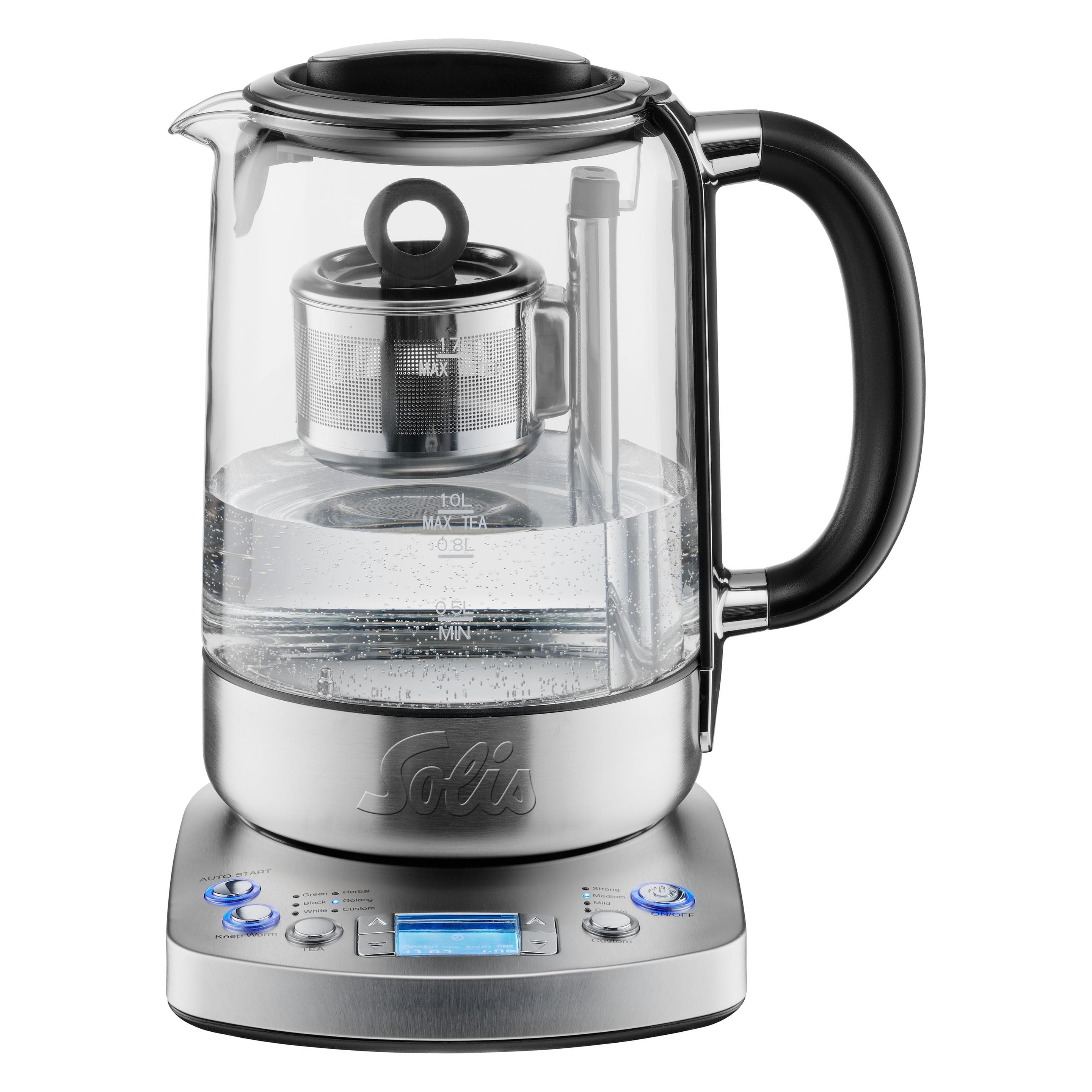 Solis Tee- und Wasserkocher, Wasserkocher, Silber