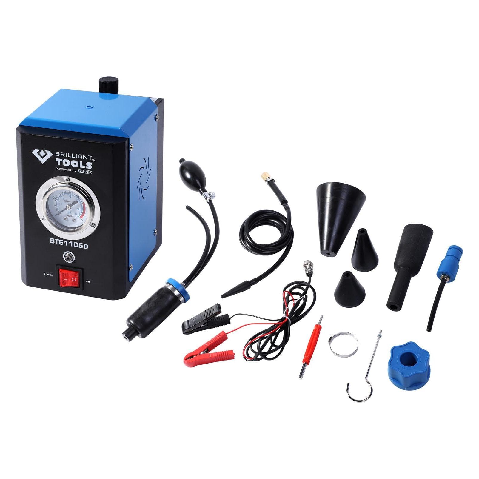Brilliant Tools, Fahrzeug Werkzeug, Nebelmaschine zur Lecksuche, 12-tlg