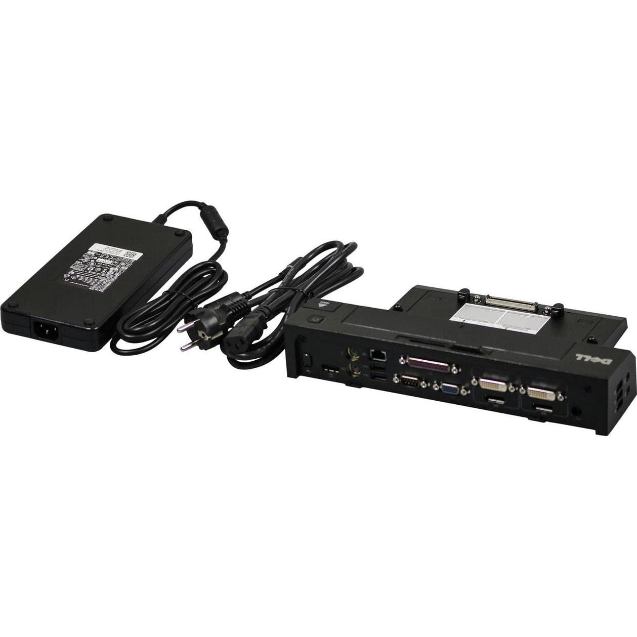 Dell Advanced E Port EU 240W (Docking Port, 1 Port), Dockingstation + USB Hub, Schwarz