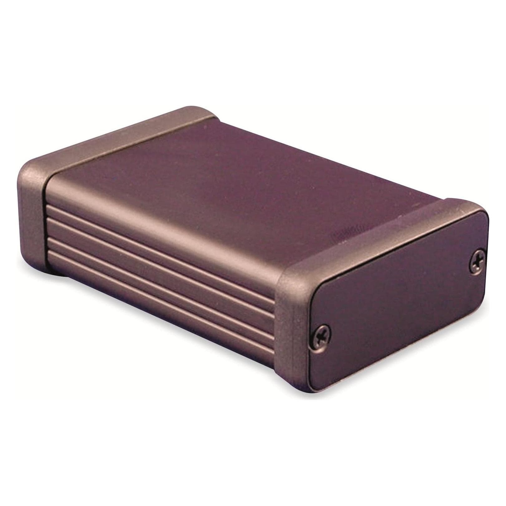 Hammond Aluminium-Gehäuse 1455C801BK, Extrudiertes Aluminium, IP54, 80x54x23 mm (Gehäuse), Elektronikzubehör + Gehäuse, Schwarz