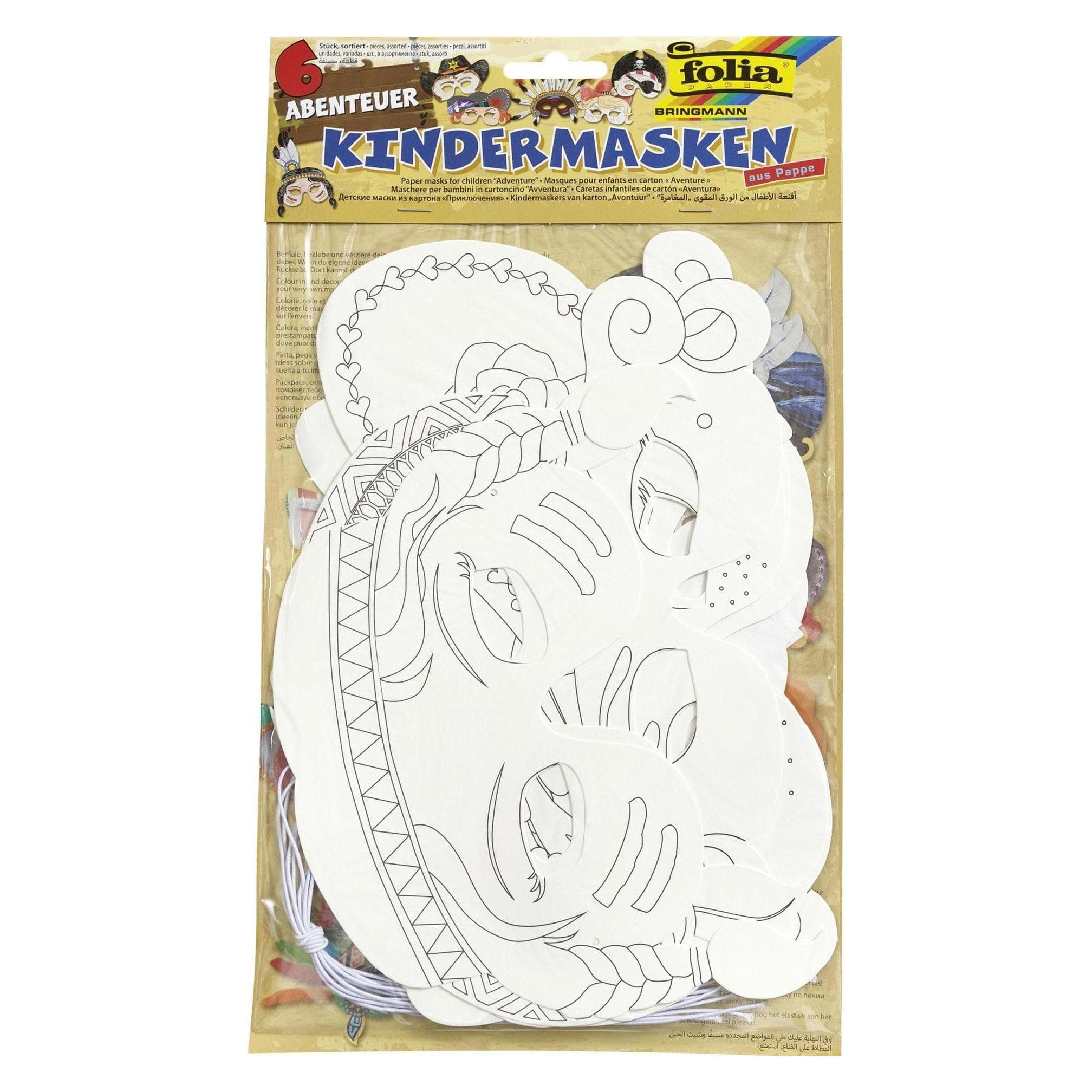 Folia Kindermasken Abenteuer