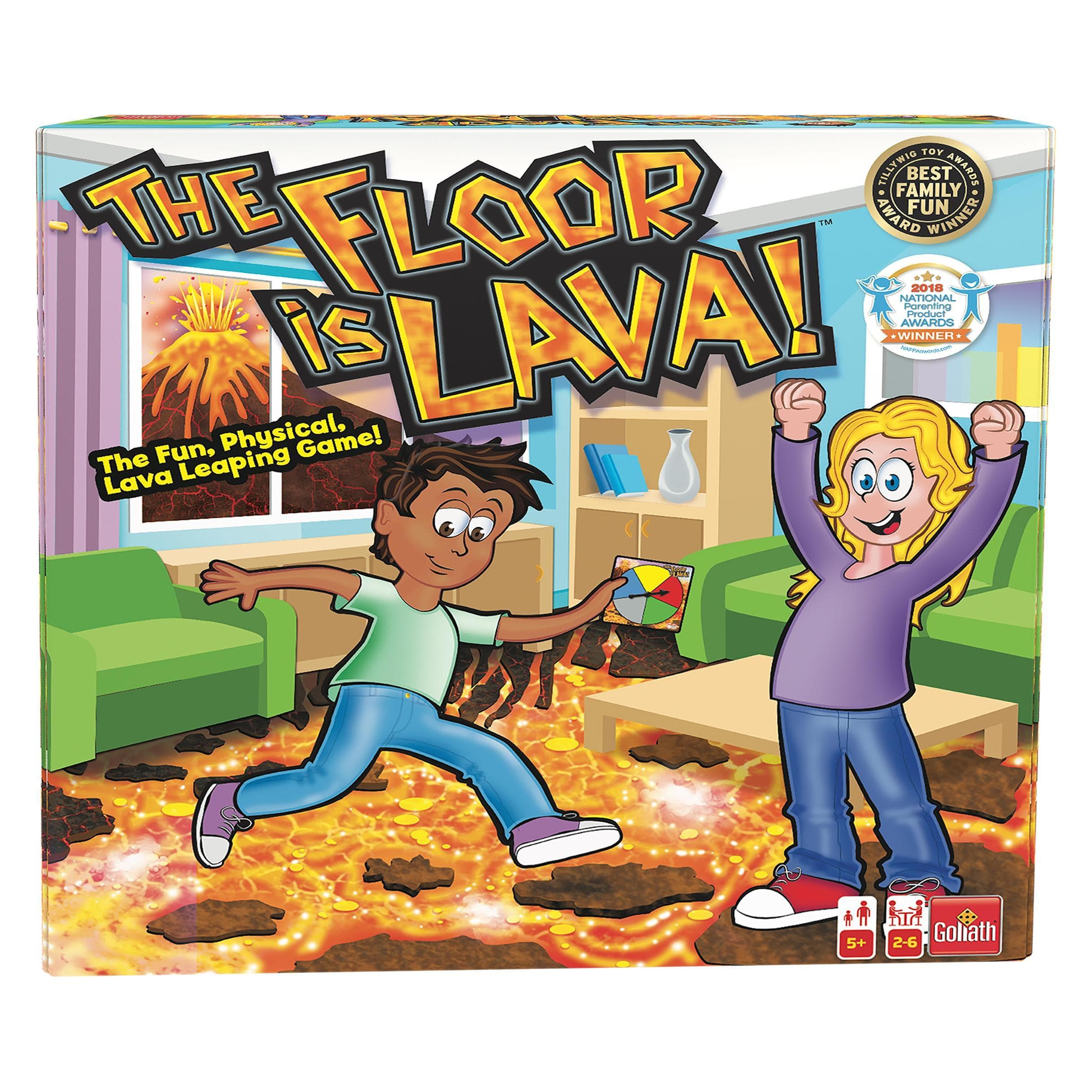 Goliath Toys Der Boden ist Lava (Deutsch, Englisch, Französisch, Italienisch, 2 - 6 Spieler)