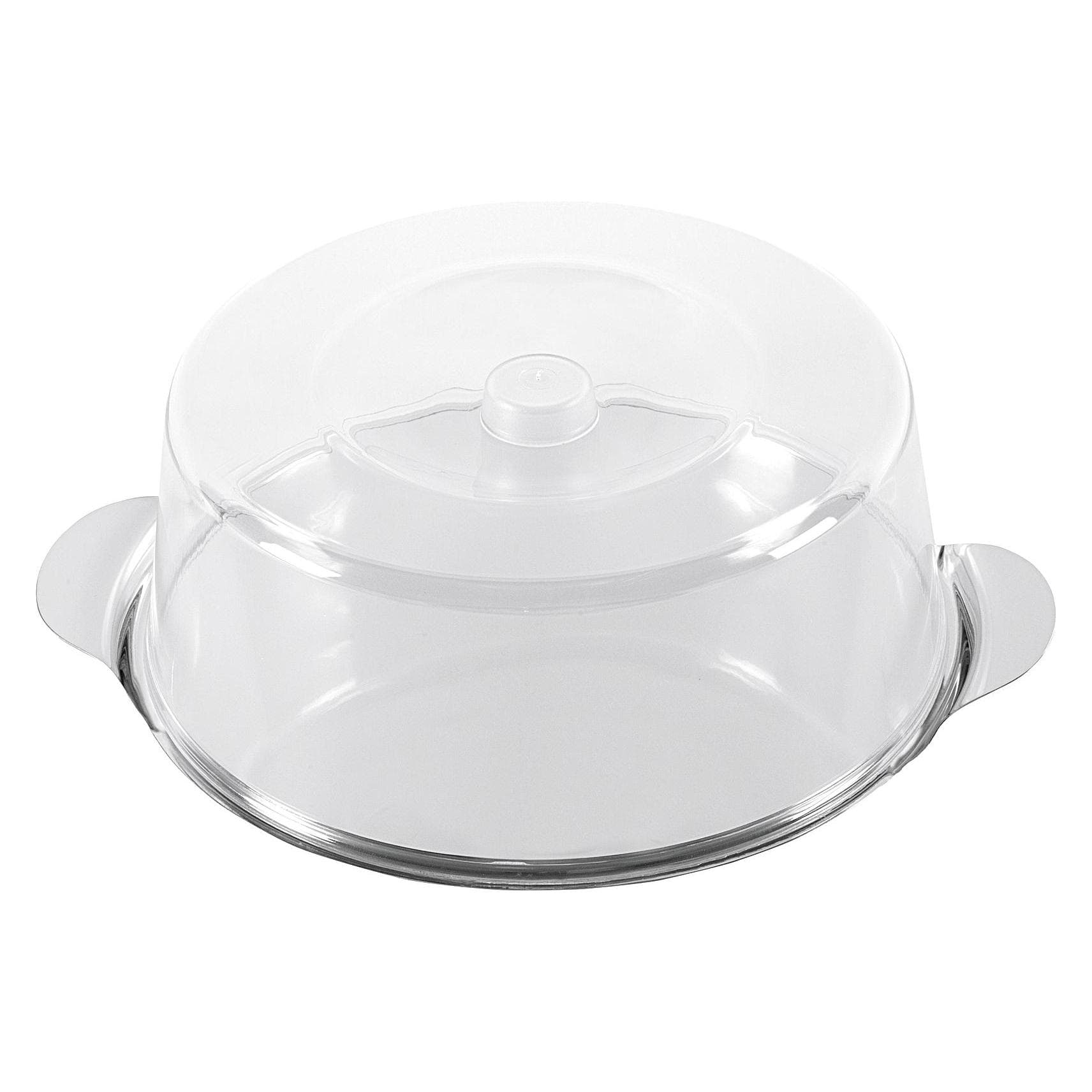 APS Tortenplatte mit Haube, Kuchentransportbox, Transparent