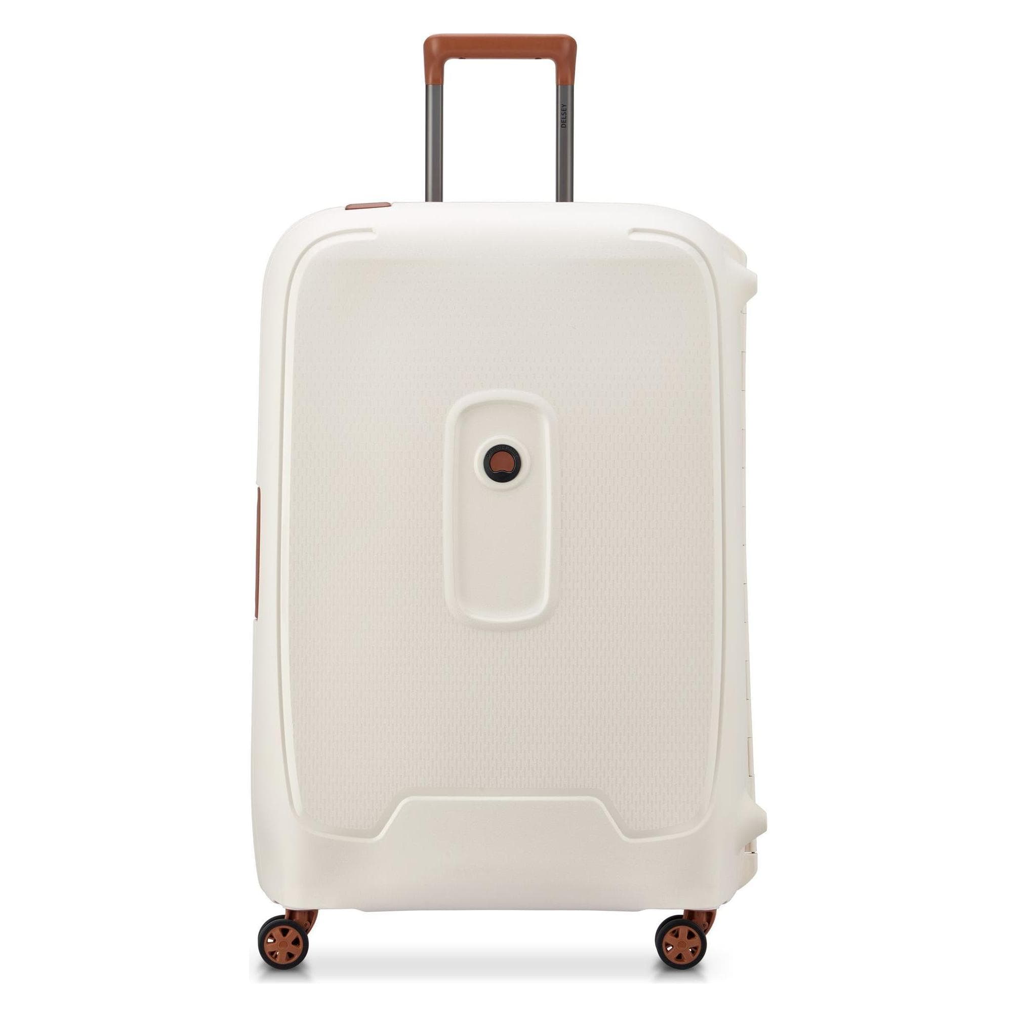 Delsey Moncey 4-Rollen Trolley 76 cm, Koffer, Blau, Weiss, Grau, Braun