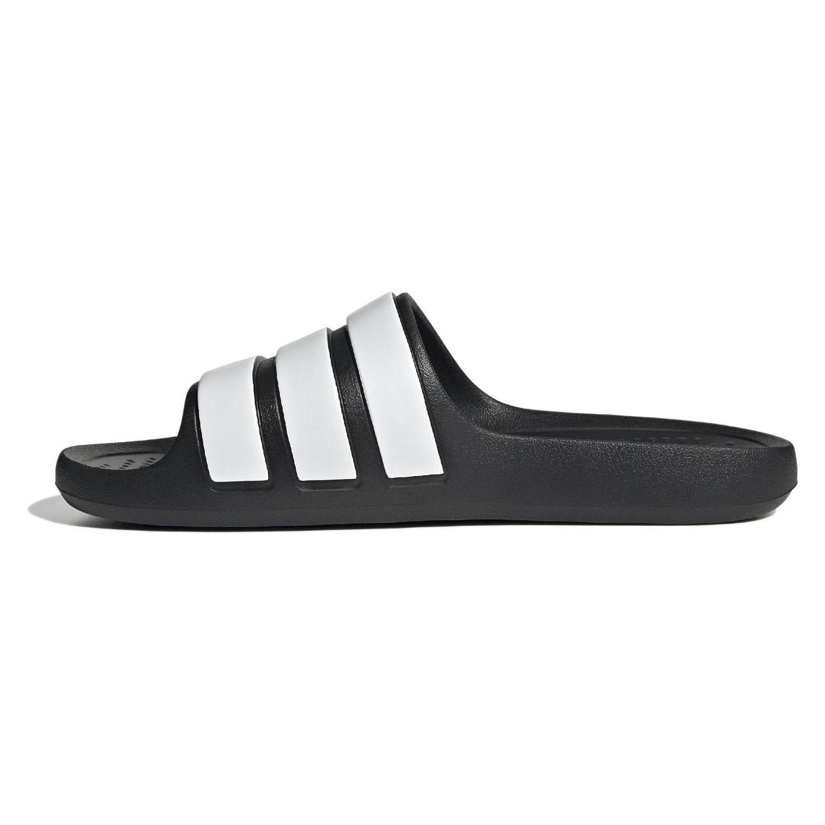 Adidas, Herren, Flip-Flops, Pantolette ADILETTE FLOW, Weiss, Schwarz, (40 2/3, 40.5, 41)