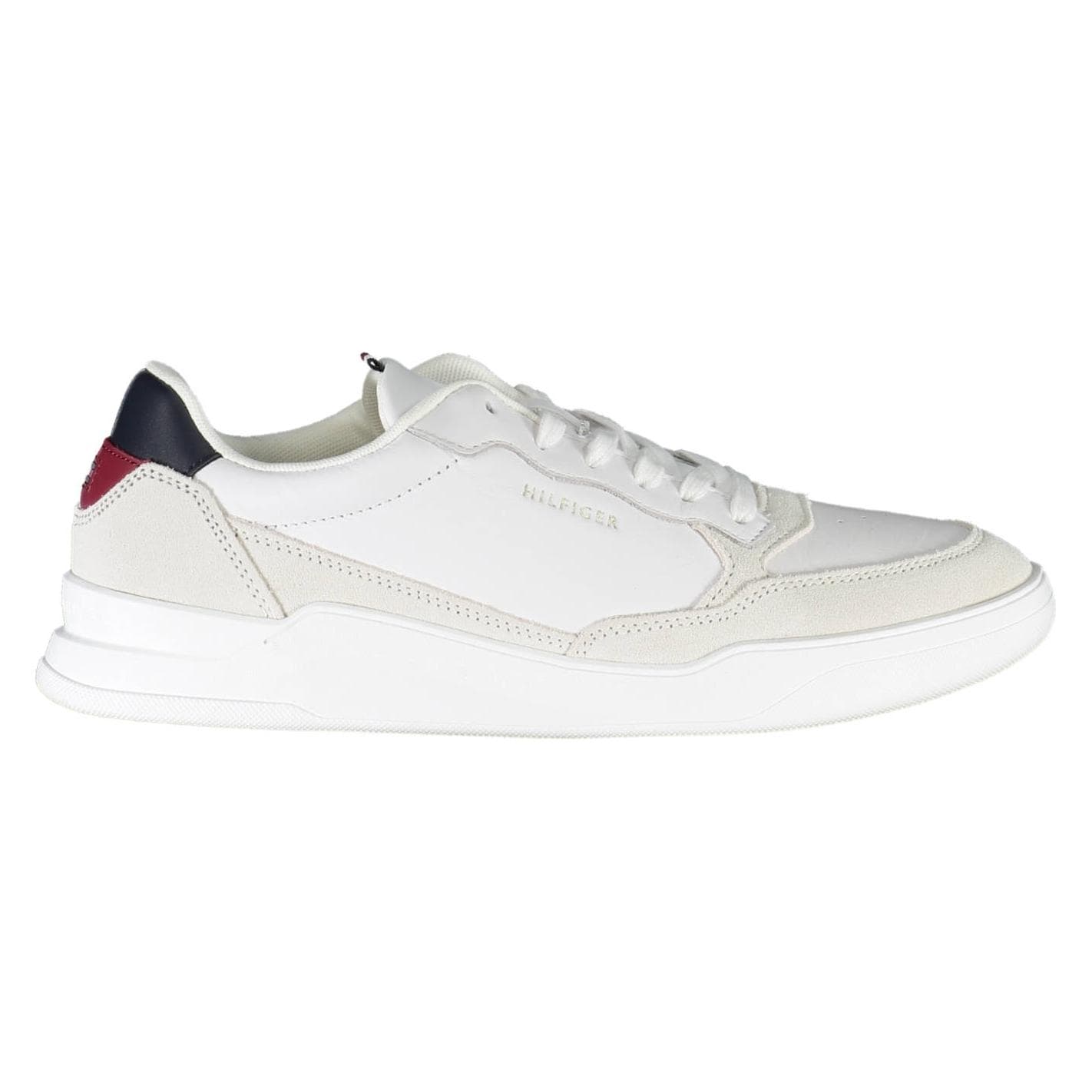 Tommy Hilfiger, Herren, Sneakers, Elevated Cupsole Leather Mix - 58213, Weiss, (40)