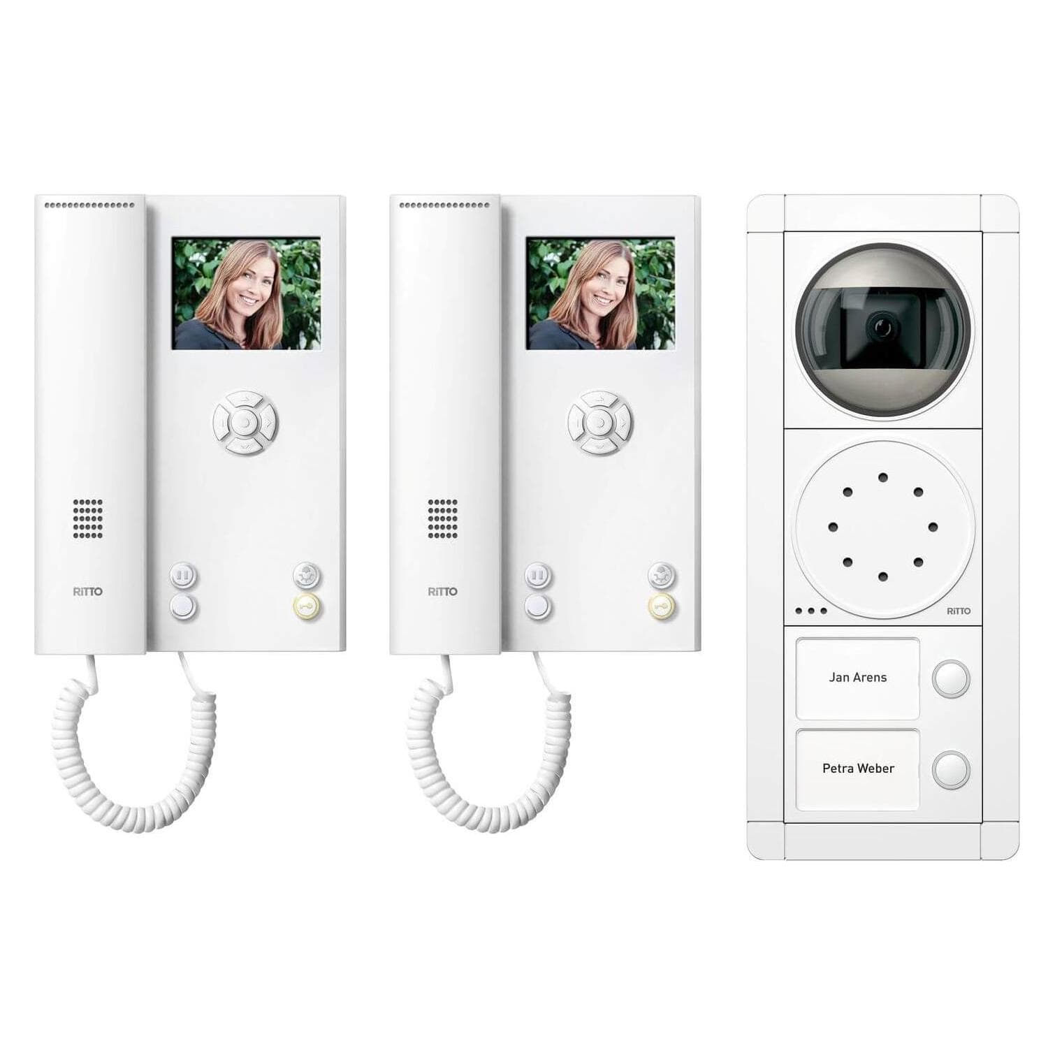 Schneider Electric, Klingel + Türsprechanlage, Portier Video Set WE weiss/weiss