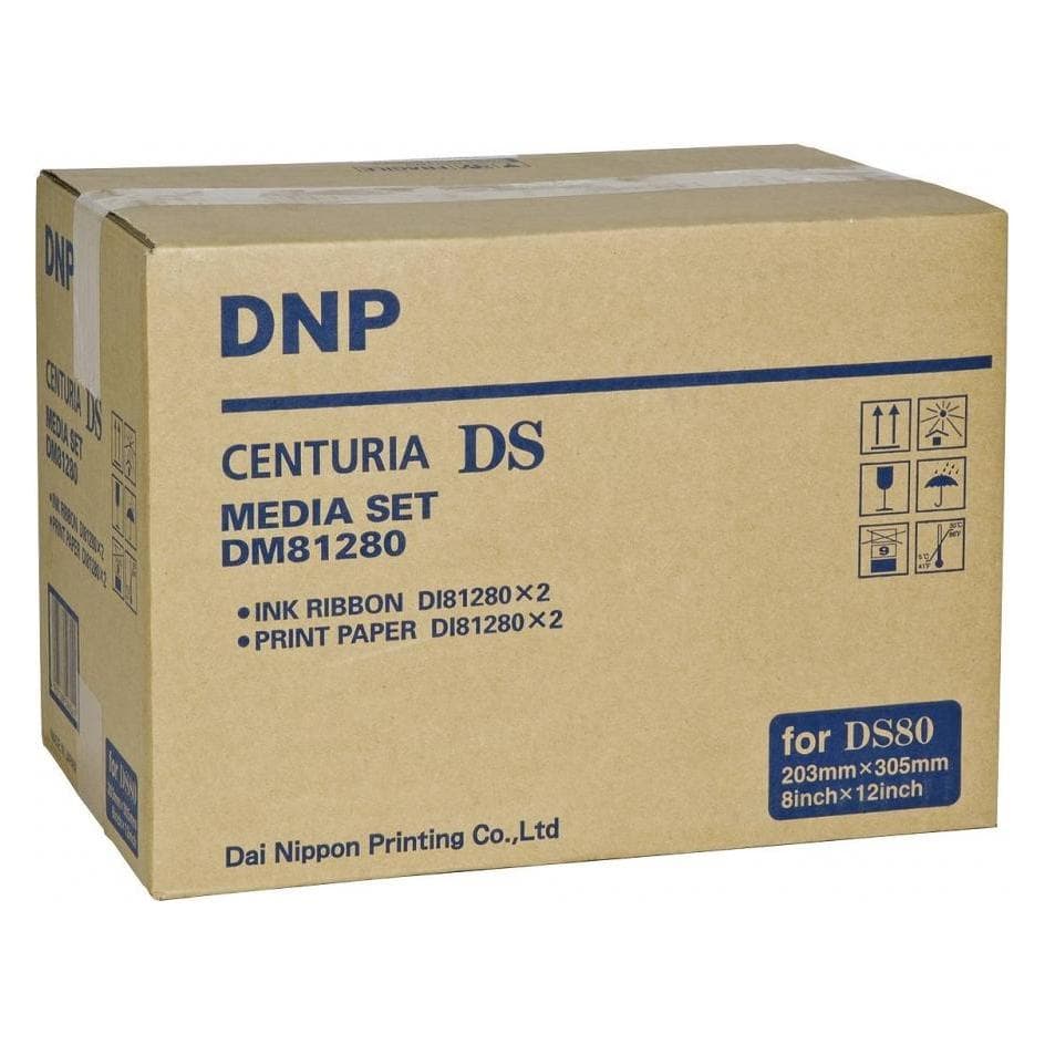DNP DS 80 Media DS 20x30 cm 2x 110 Prints (20 x 30 cm, 110 Stk.), Fotopapier, Weiss
