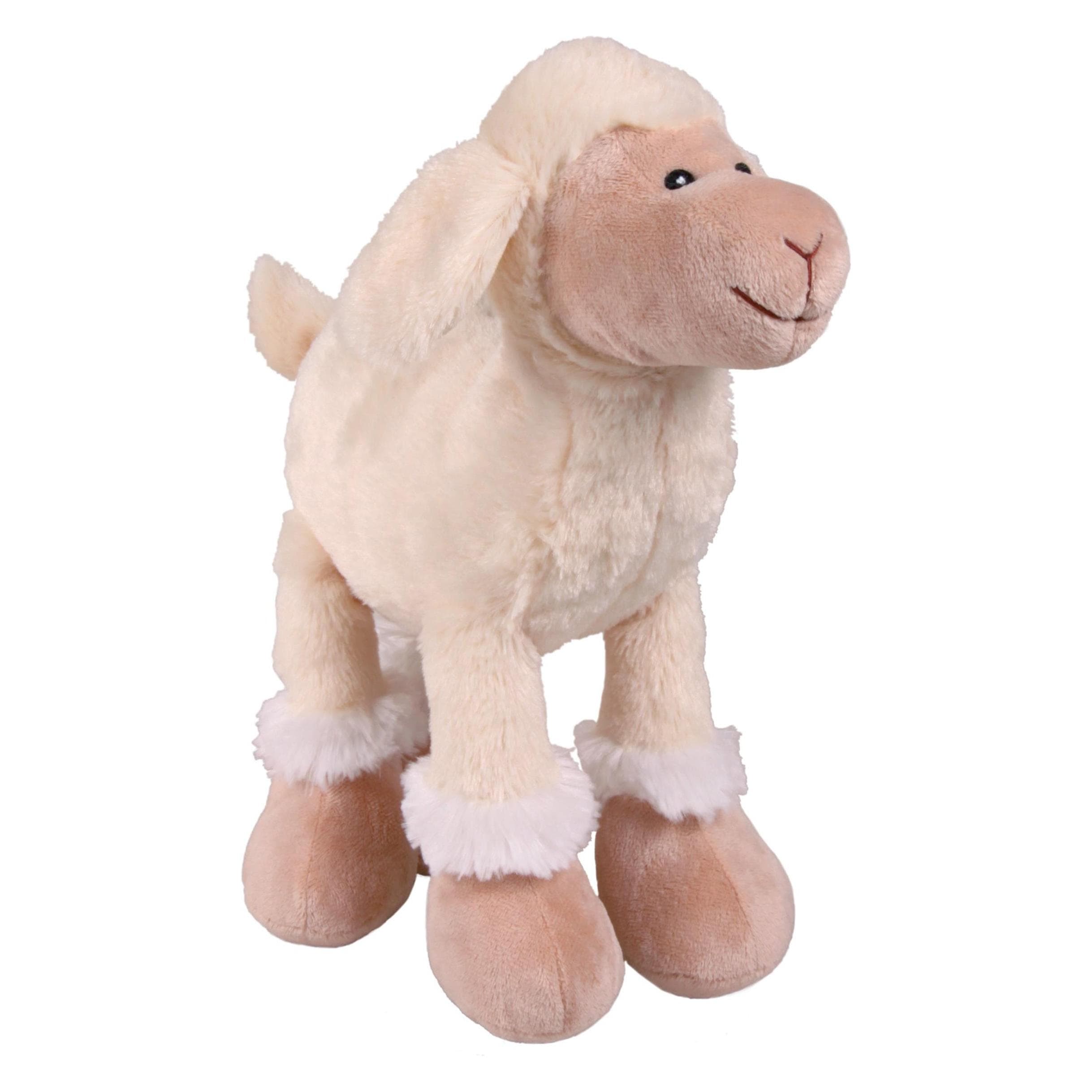 2x Trixie Schaf 30cm mit Quietscher (Plüschspielzeug Hund), Hundespielzeug