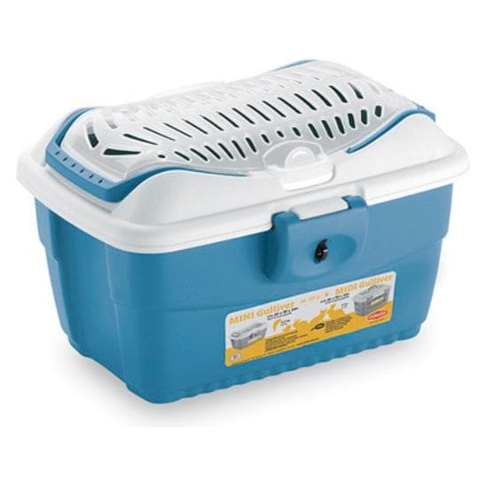 Doggydolly Transport sail Mini Gulliver 40x30x24cm white/blue 8003507961913, Tiertransport