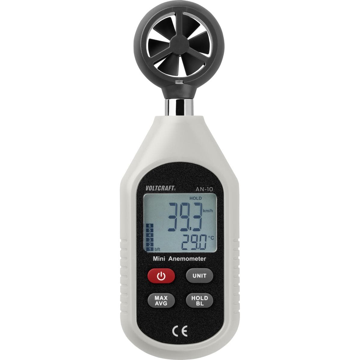Voltcraft, Detektor, Anemometer AN-10