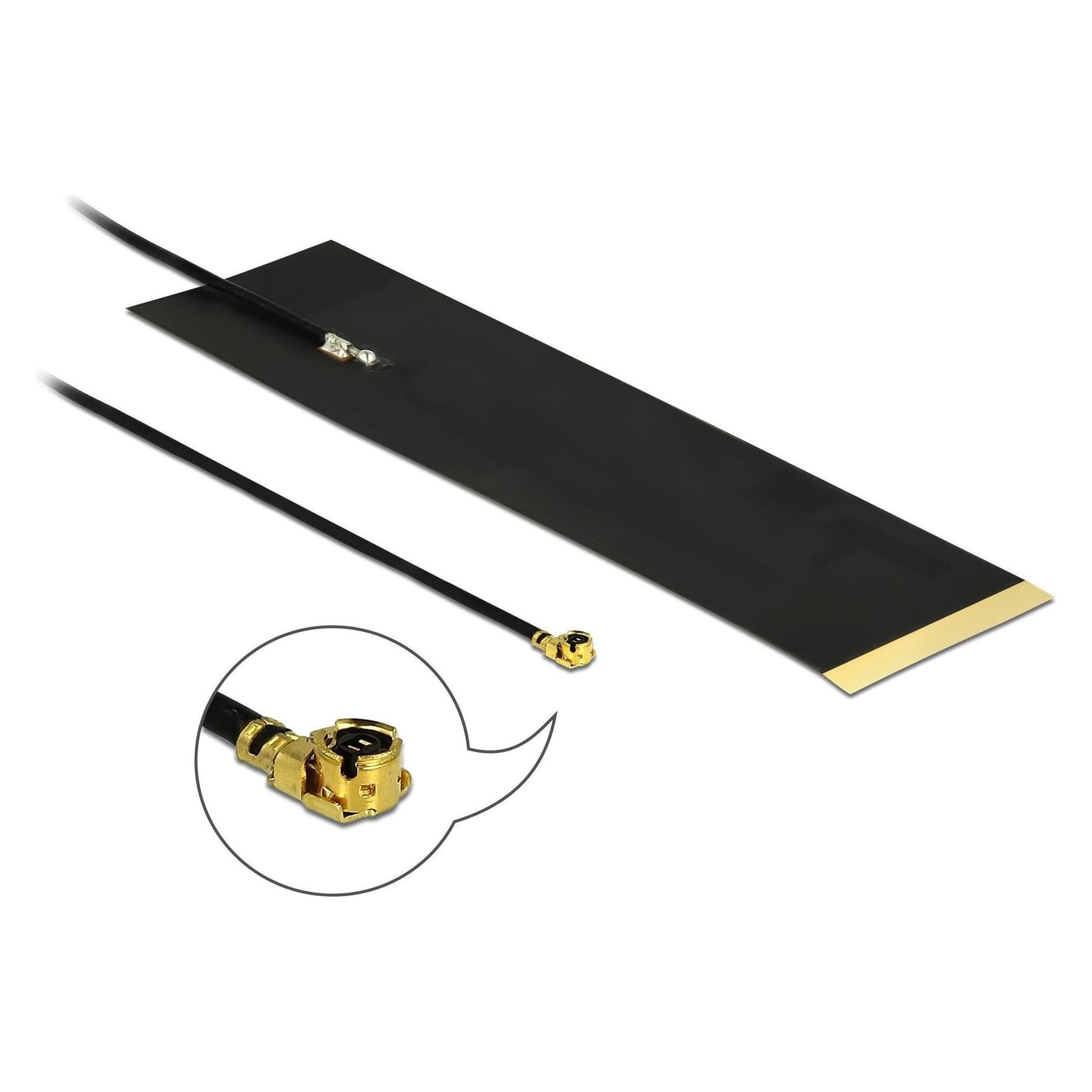 Delock LTE-Antenne MHF I zum Kleben 3,9 dBi (DECT), Netzwerkantenne