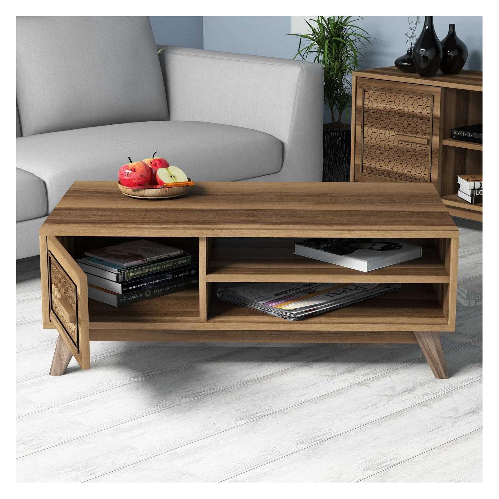 Hanah Home, Couchtisch + Beistelltisch, Gwen (105 x 60 x 38.20 cm)