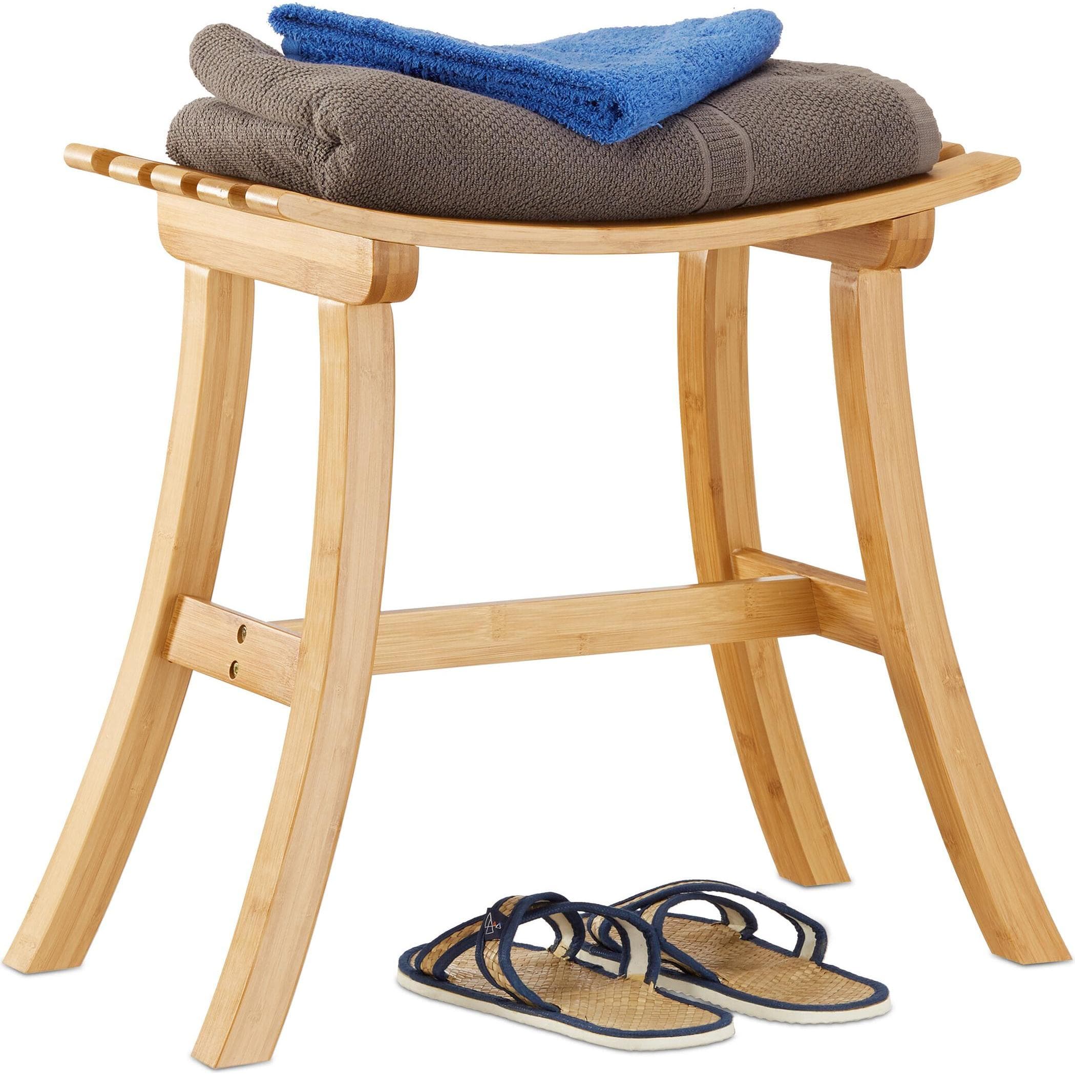 Relaxdays, Hocker + Pouf, Fusshocker
