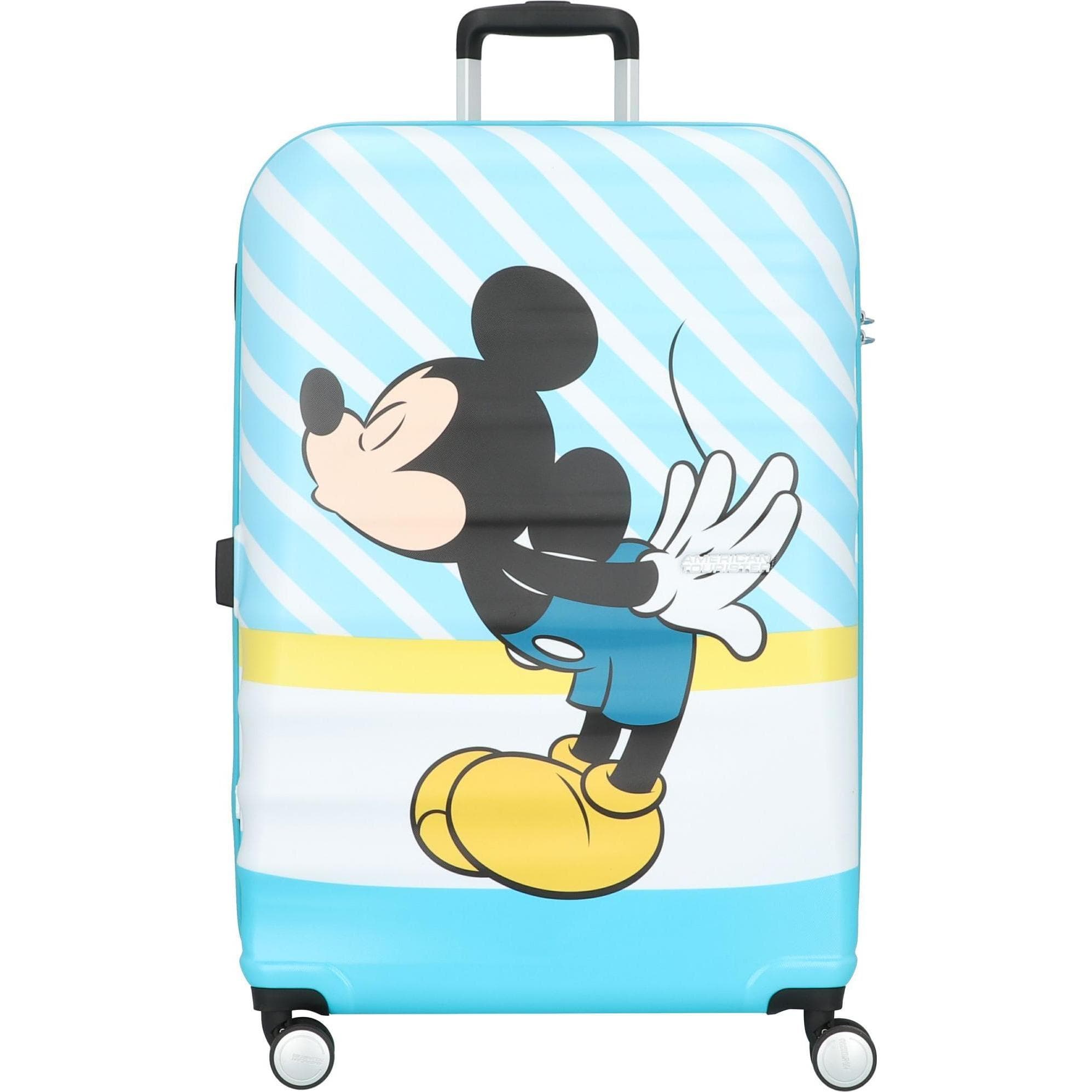 American Tourister Wavebreaker Disney, Koffer, Blau, Weiss
