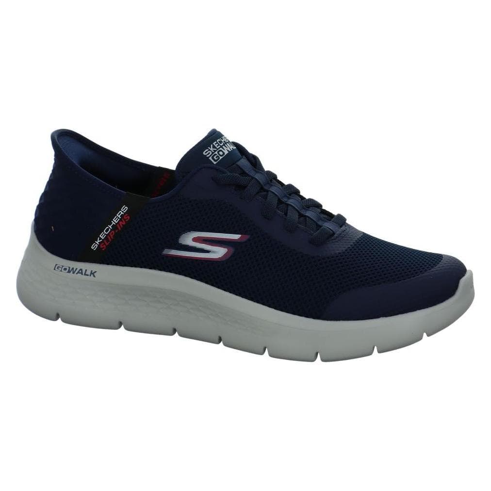 Skechers, Herren, Sneakers, Sneaker GO WALK FLEX - HANDS UP, Blau, Grau, (43)