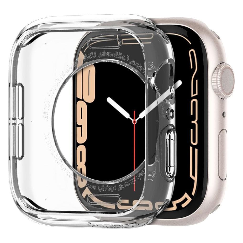 Spigen Liquid Crystal case for Apple Watch 4 / 5 / 6 / 7 / SE (40 / 41 mm) crystal clear, Smartwatch Zubehör, Transparent