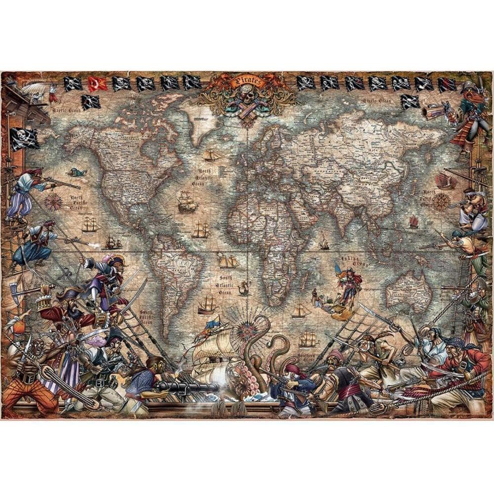 Educa Pirates Map (2000 Teile)