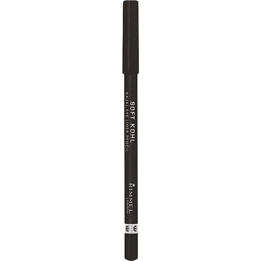 Rimmel London, Eyeliner + Kajal, Soft Kohl (061, Black, Jet Black)