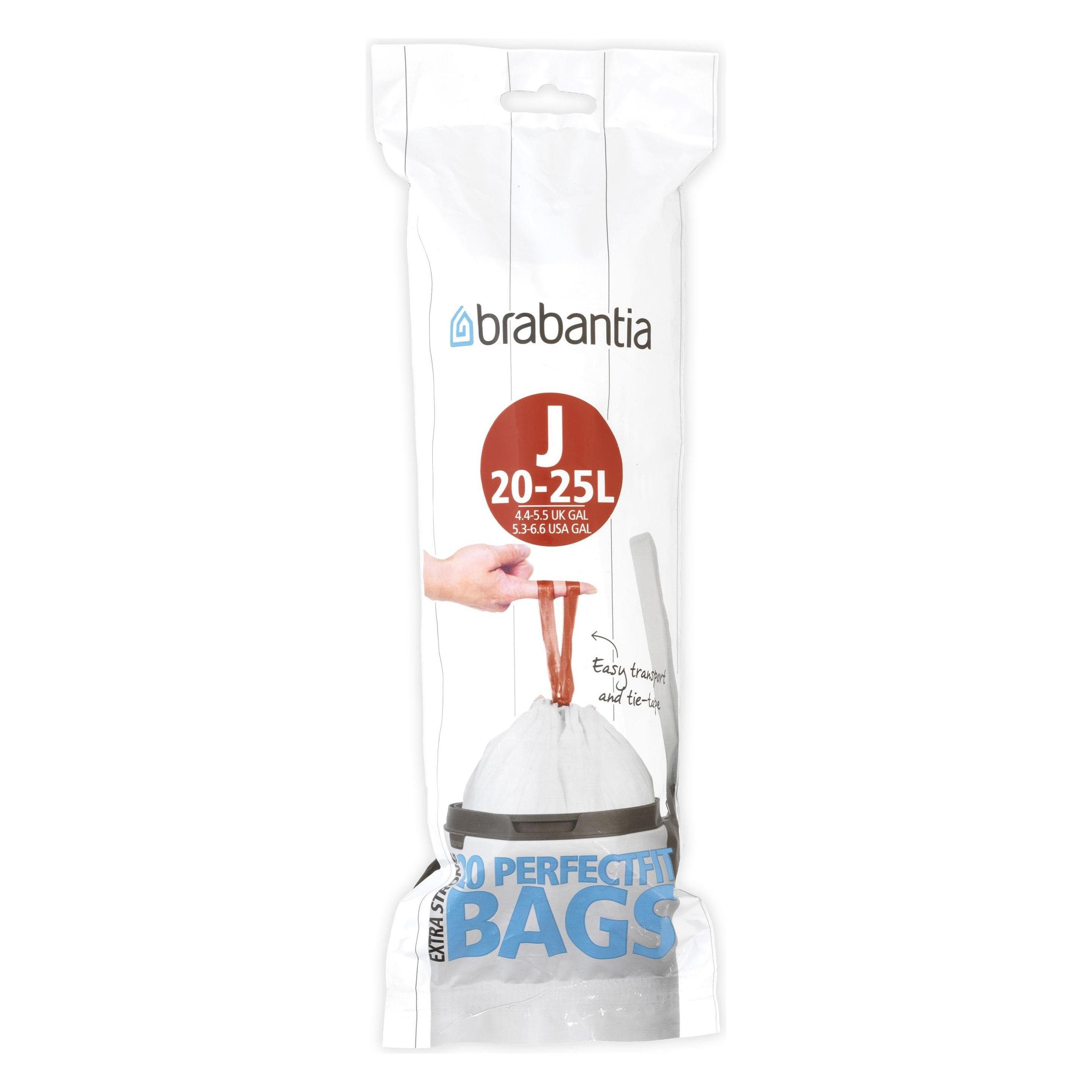 Brabantia PerfectFit Kehrichtsack, Abfallsack, Weiss