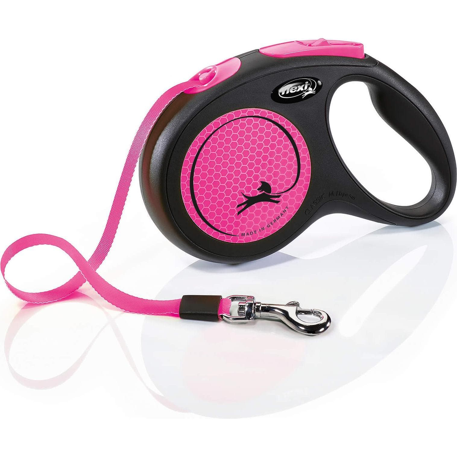 Flexi New Neon (S, Hund, Allgemein, Spazieren), Halsband + Leine