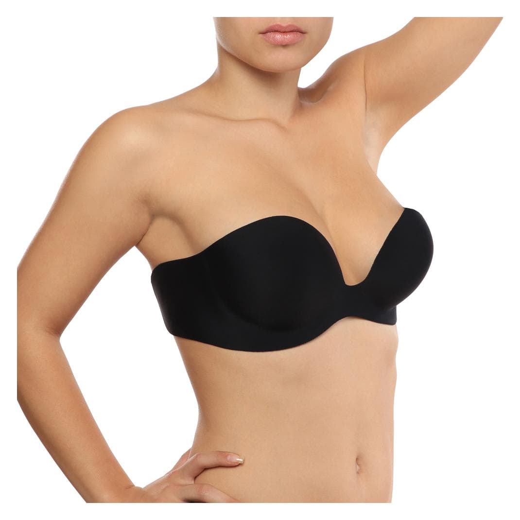 Bye Bra, BHs, Gala Klebe-BH, Schwarz, Beige, (Einzelpack, M)
