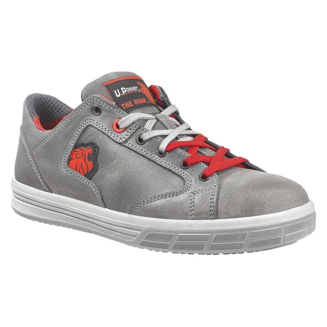 U-Power, Sicherheitsschuhe, Sicherheitsschuh Forest Grösse 47 grau S3 SRC EN ISO 20345 weiches Leder (S3, 47)