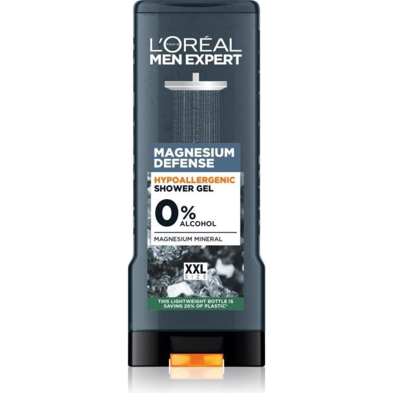 L'Oréal Paris, Duschmittel, Loreal Men Expert Magnesium Defence Duschgel für Männer 400ml (400 ml)