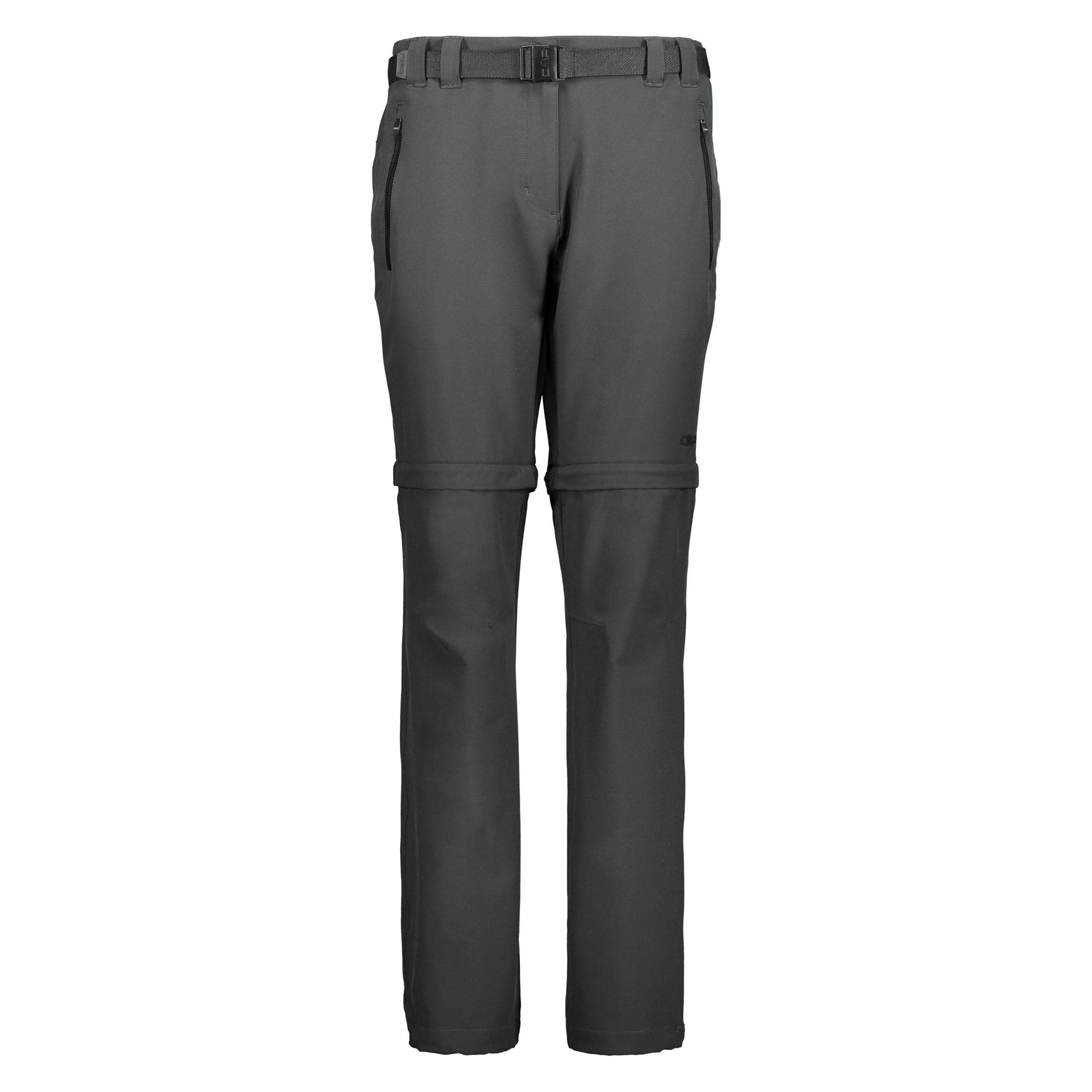 CMP Campagnolo, Unisex, Outdoorhose, Kinder Trekking Zipp Off Girls Hose (140), Grau