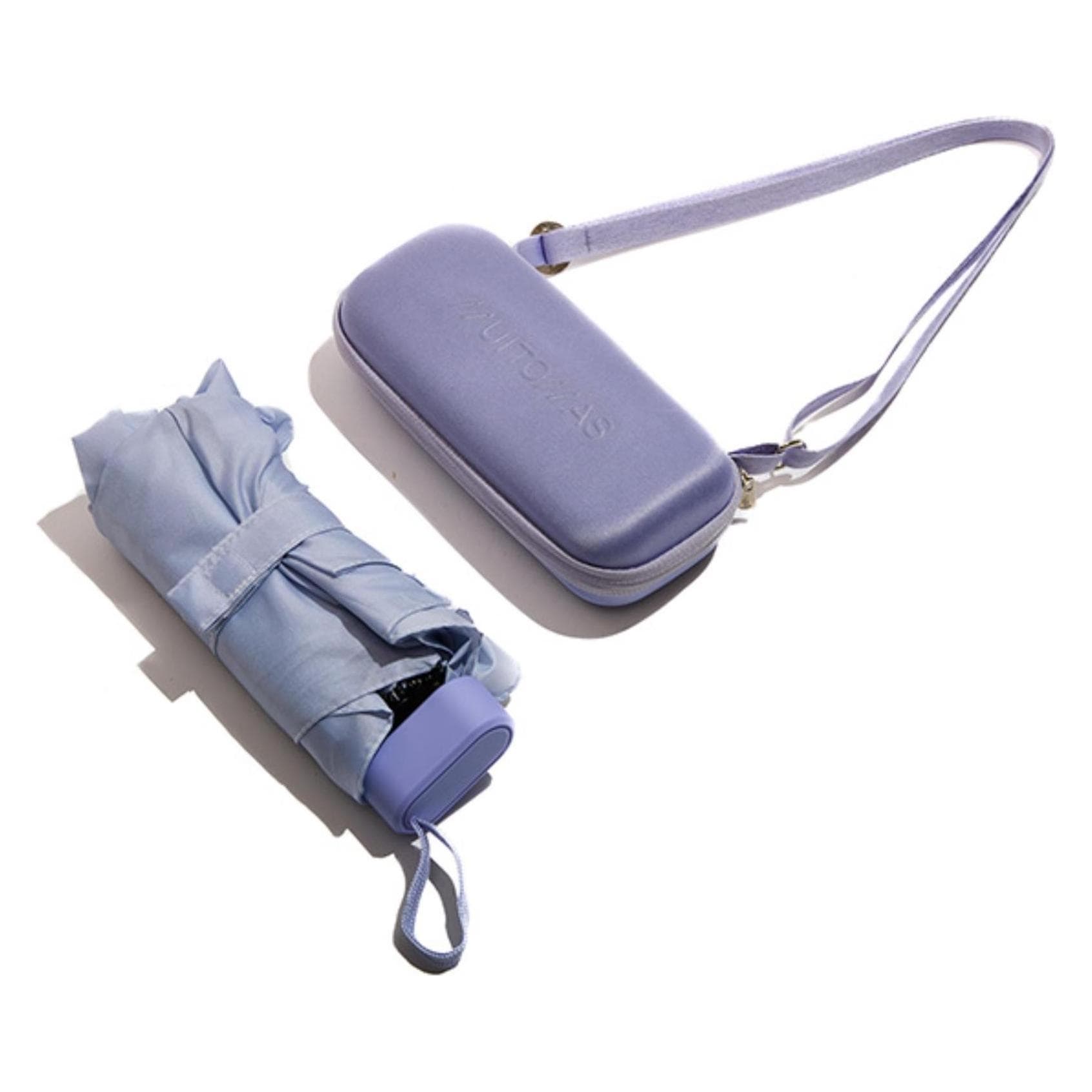Muitomas, Damen, Regenschirm, Regenschirm mit Etui, Violett