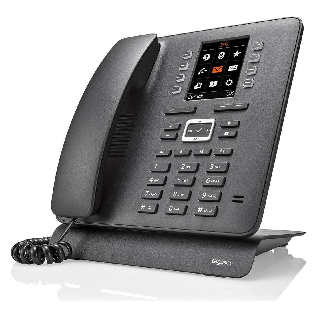 Gigaset T480HX schwarz, Telefon, Schwarz