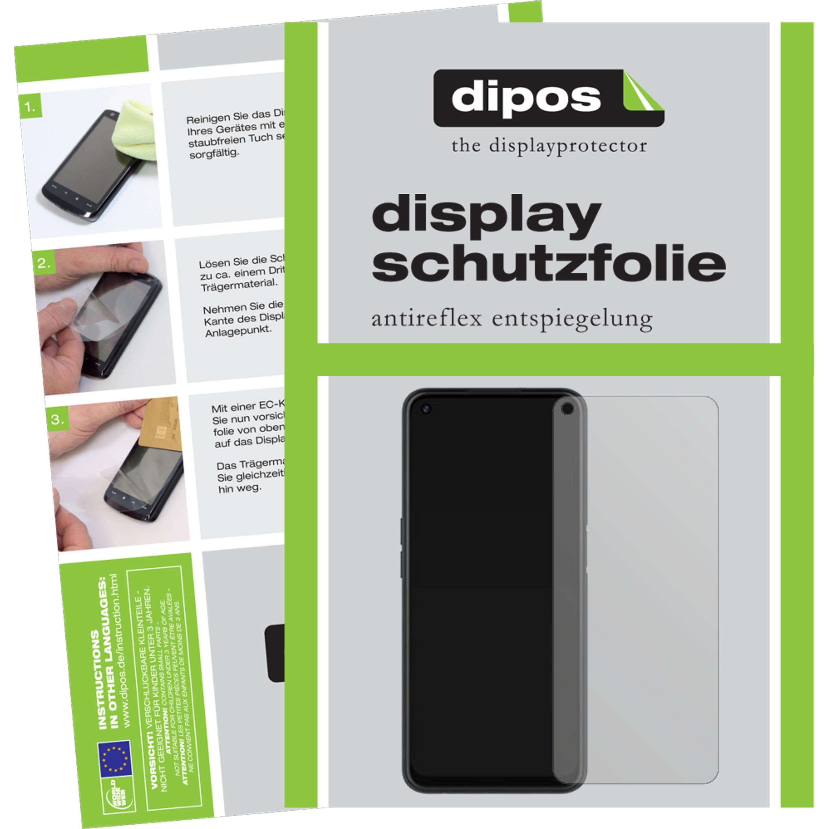 Dipos Displayschutzfolie Antireflex (1 Stk., Oppo A52), Smartphone Schutzfolie, Transparent