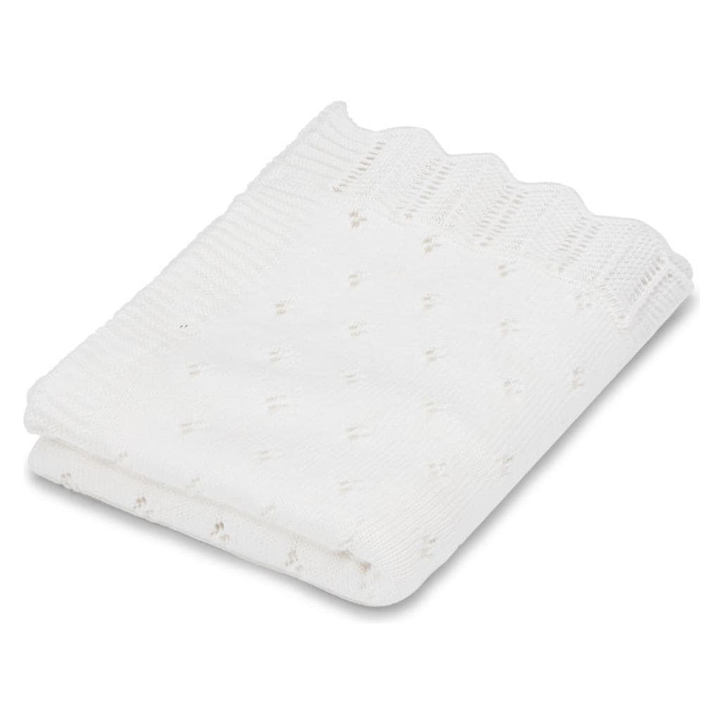 Copenhagen, Babydecke, Vanilla - Knitted Blanket - Milk - 70 x 100 cm (100 x 70 cm)