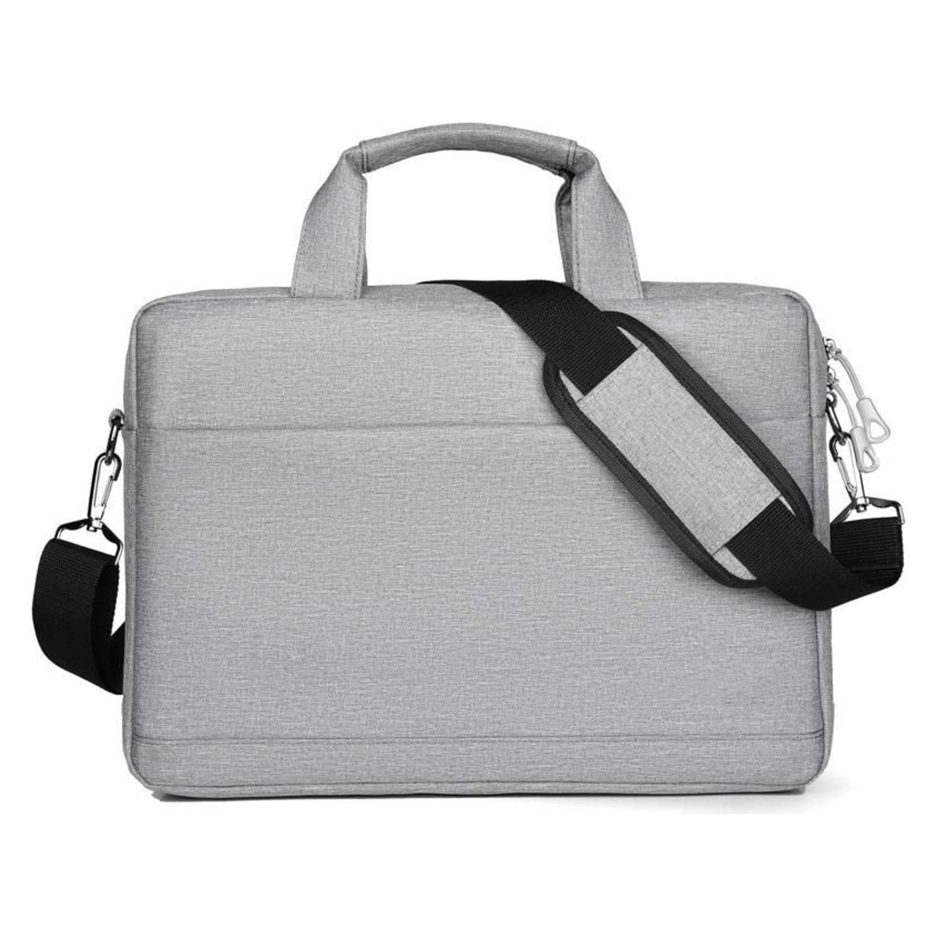 eSTUFF Baltimore 14.1" Toploader (14.10", Universal), Notebooktasche, Grau