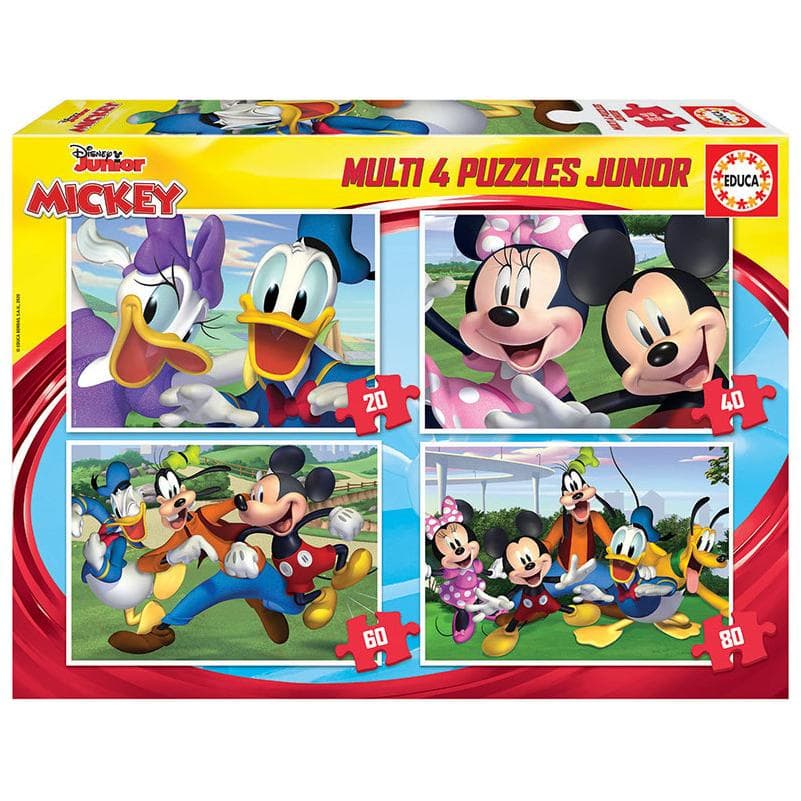 Educa 4in1 mickey & friends 20/40/60/80 Teile (200 Teile)