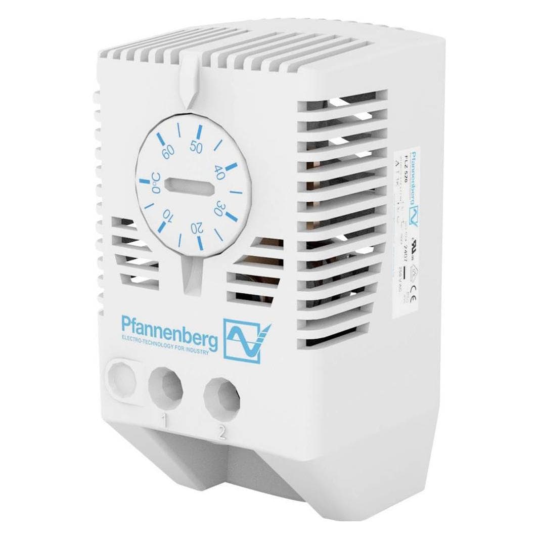 Pfannenberg Thermostat Schliesser 0 bis 60°C, Thermostat, Weiss