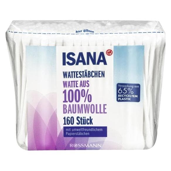 Isana, Wattestäbchen, Wattestäbchen