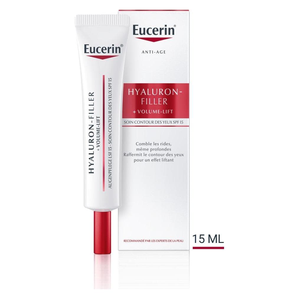 Eucerin, Augenpflege, Hyaluron-Filler + Volume-Lift (Augenpflege Crème, 15 ml, Tag + Nacht)