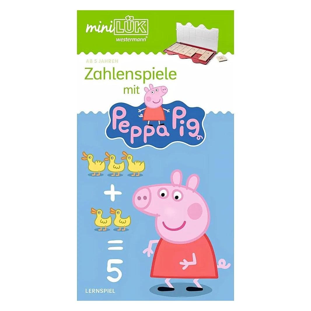 miniLÜK - Zahlenspiele mit Peppa Pig, Schulbücher