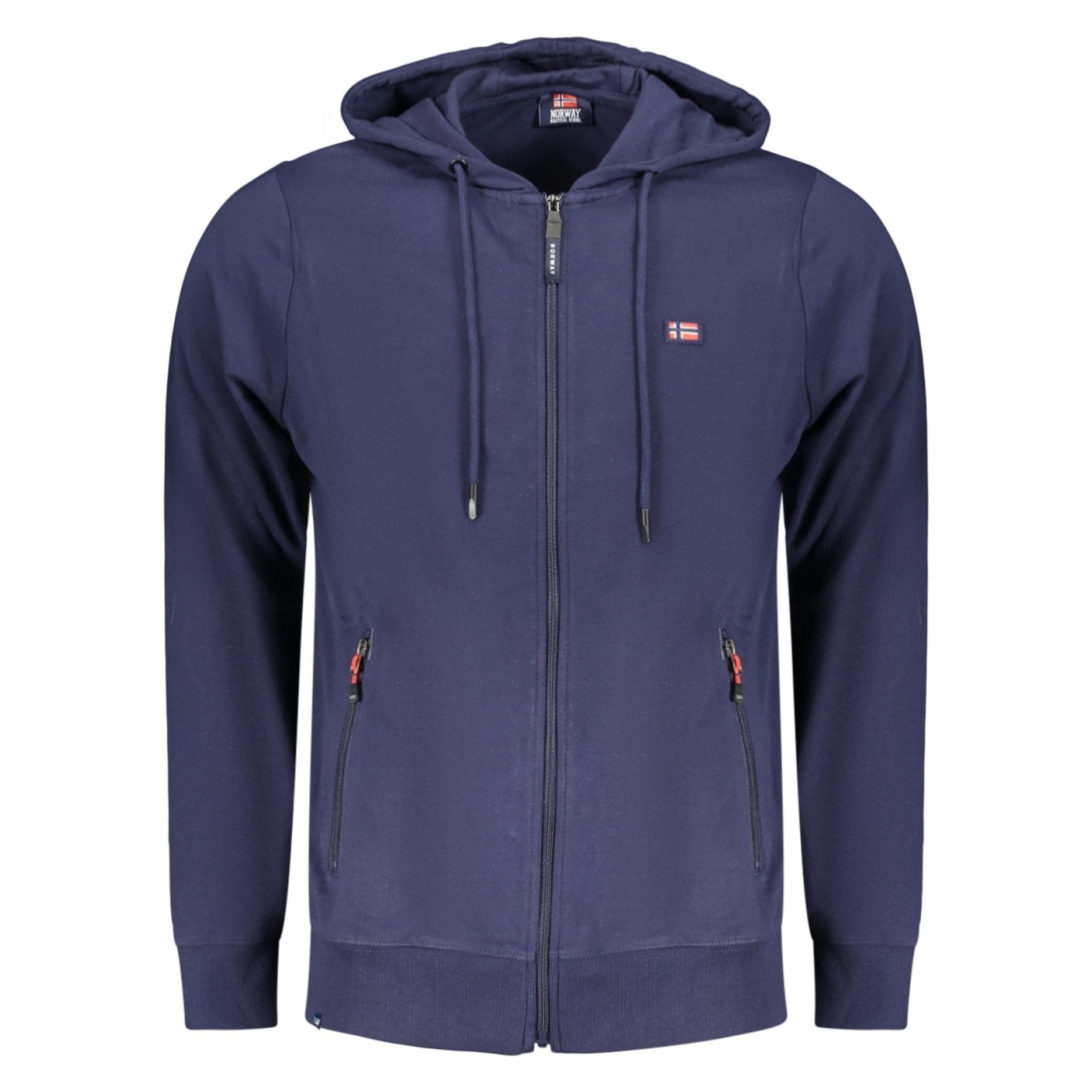Norway 1963, Herren, Pullover, Blue Cotton Men Sweatshirt, Blau, (S)