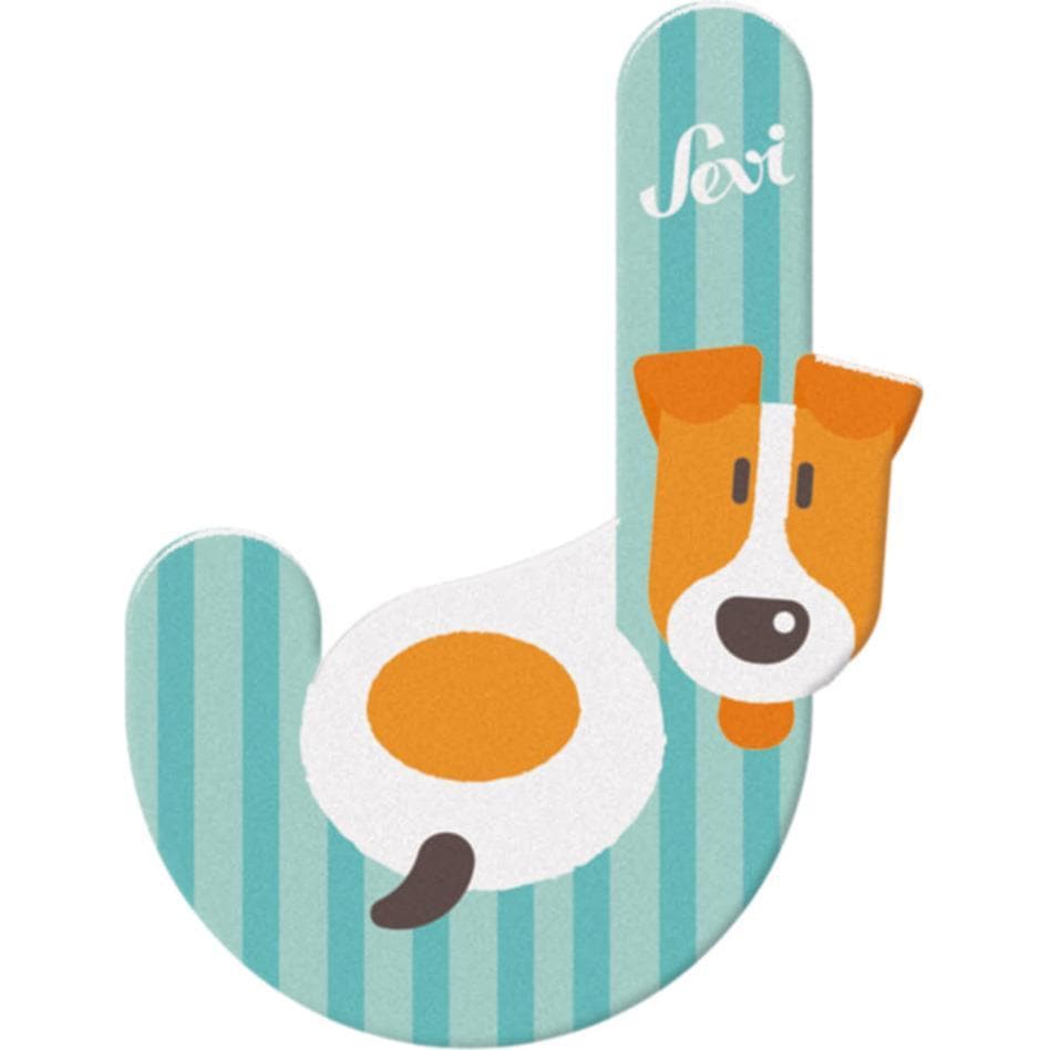 Sevi, Holzbuchstaben + Stoffbuchstaben, Tiere J