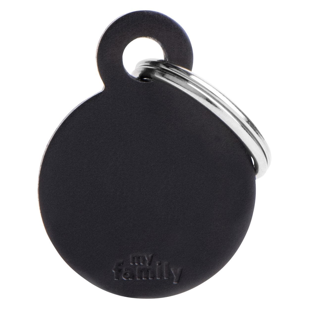 Myfamily MyFa tegn basic, cirkel lille, sort (Hund), Halsband + Leine