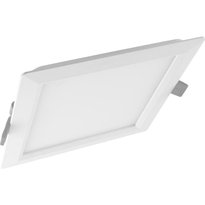 Ledvance, Wandleuchte + Deckenleuchte, LED Downlight Einbauleuchte flach Downlight Slim square 155 12W/3000K WT 12W 3000K 1020lm 30000h... (1020 lm)